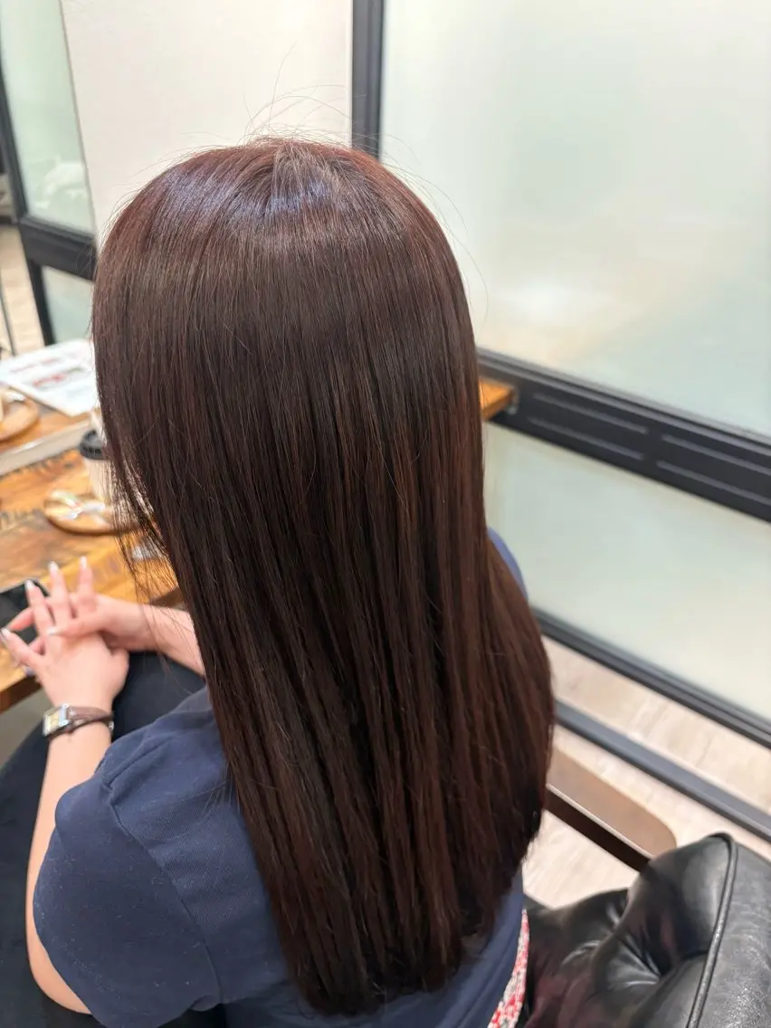 カラー ブラウンカラー レッドカラー 🫧平塚/透明感 カラーAKARI🌼のヘアスタイル