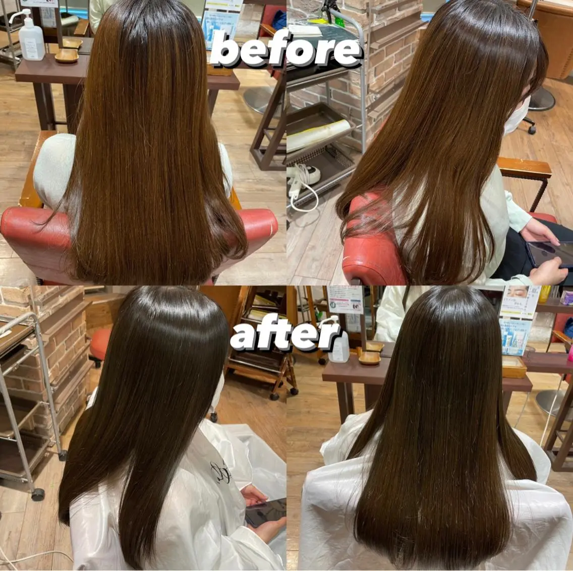 ロング アッシュ アッシュグレー ☆レディースショート ☆吉崎☆のヘアスタイル