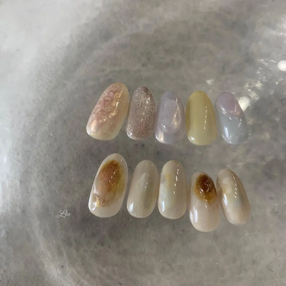 ネイル ジェルネイル パラジェル Léa nailのネイルデザイン
