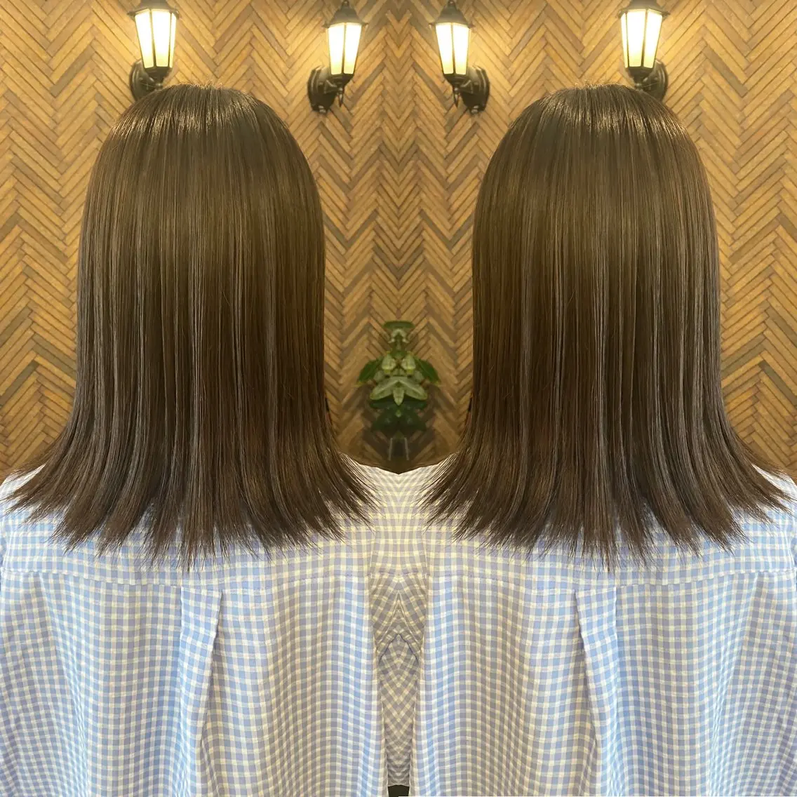 ミディアム カラー tocca 💜石田愛結💜のヘアスタイル