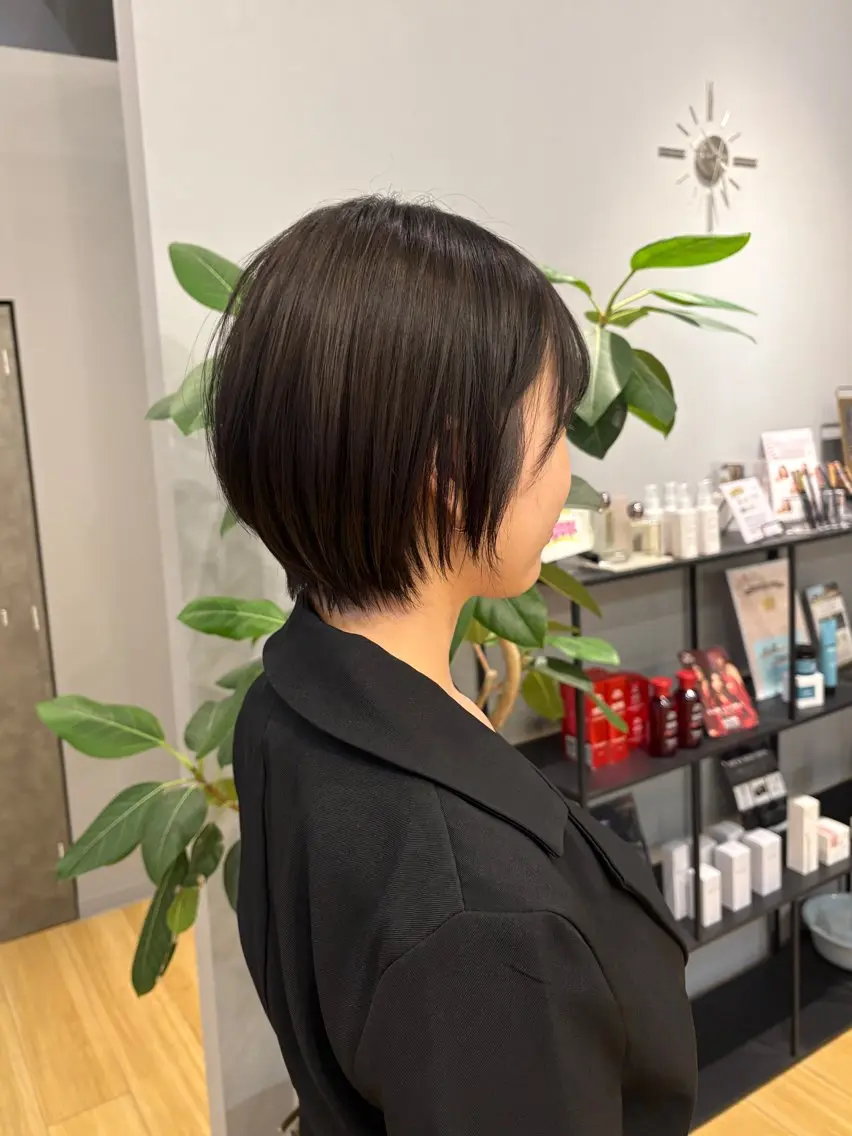 ショート ショートヘア カット トリートメント 暖色/ボブ/吉岡美音 GIEN NU茶屋町のヘアスタイル
