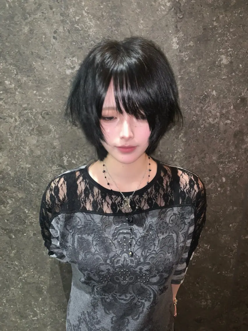 ショート カラー カット ヘアカラー レイヤー/シャギー/ y2k shunのヘアスタイル