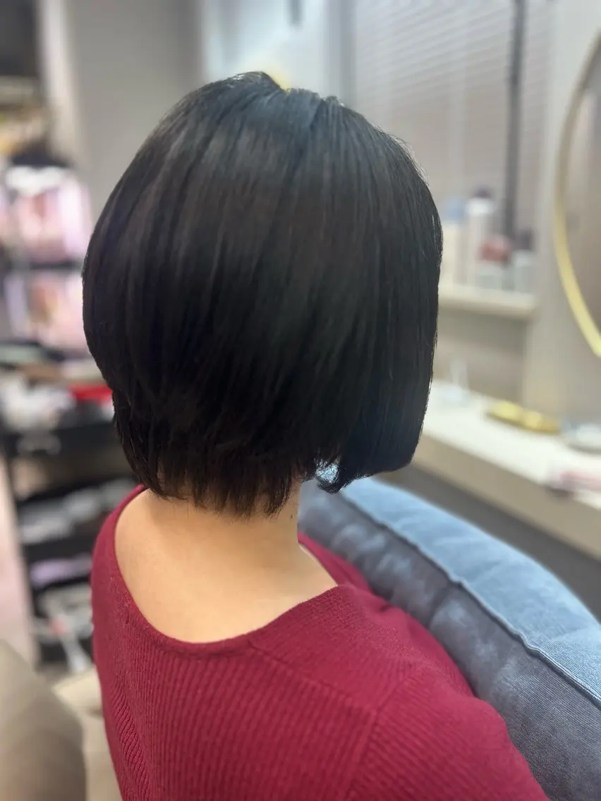 ショート ボブレイヤー ボブ レイヤーカット カット 池田 太一のヘアスタイル