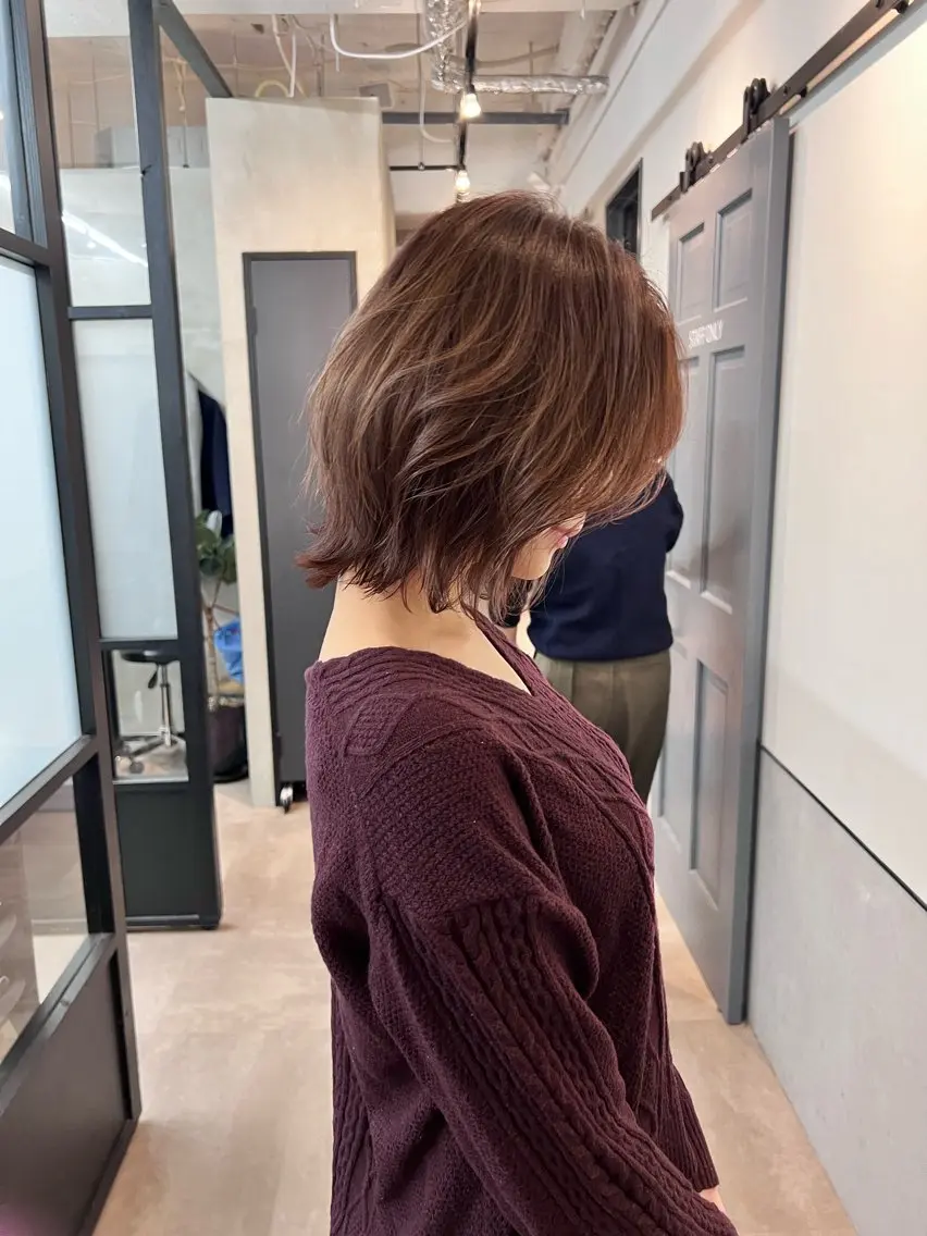 ミディアム 井尻 將太のヘアスタイル