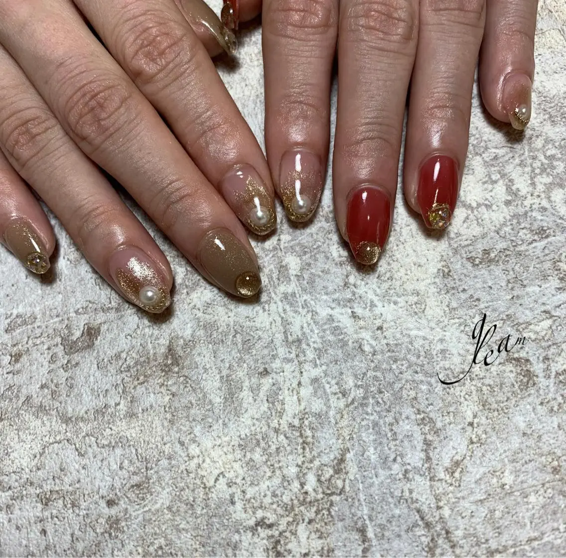 ネイル ハンドネイル gleam✴︎ sayakaのネイルデザイン