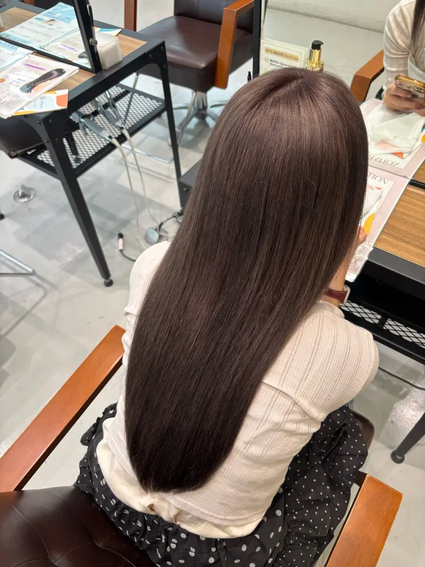 カラー カット ヘアカラー トリートメント はがいふみか/ モデルさん募集中のヘアスタイル