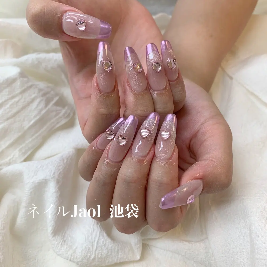 ロング ネイルJaol 池袋のネイルデザイン