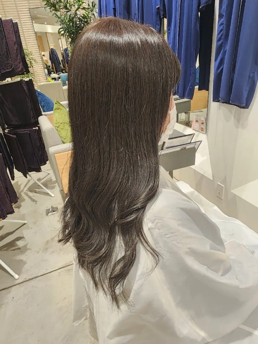 ロング カラー ヘアカラー 💜艶髪カラー💜 🎶富川美希🎶のヘアスタイル