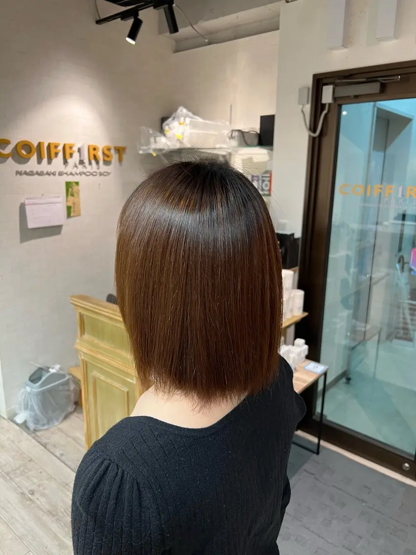 ショート 髪質改善 縮毛矯正 林 龍誠のヘアスタイル