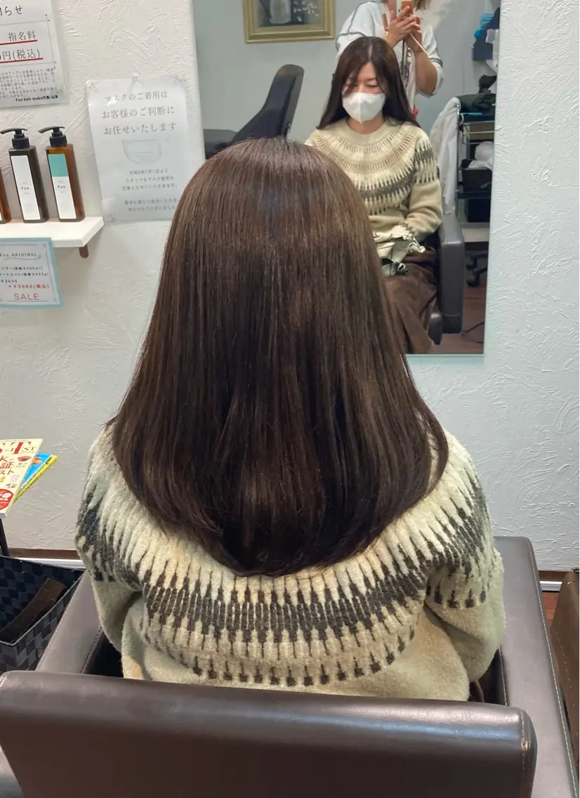 ミディアム 田牧 みゆきのヘアスタイル