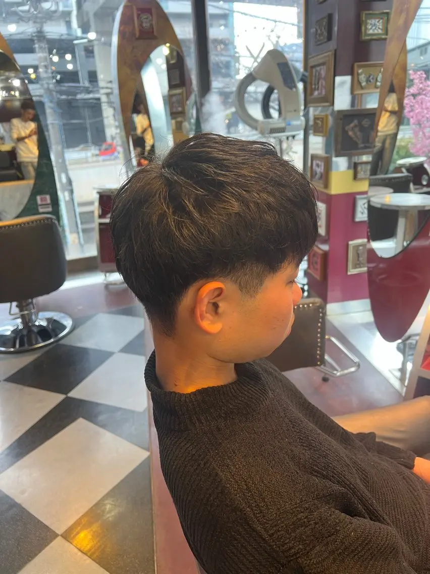 ショート メンズ カット 横浜カットパーマ 特殊/ 平林侑馬のヘアスタイル