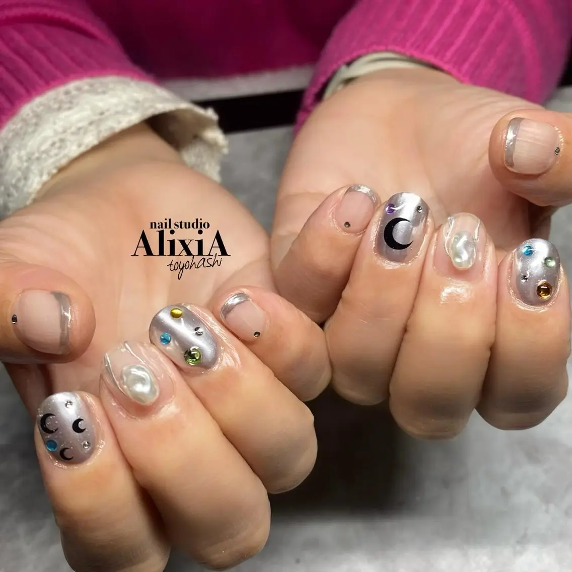 ネイル ハンドネイル AlixiA ゆみのネイルデザイン