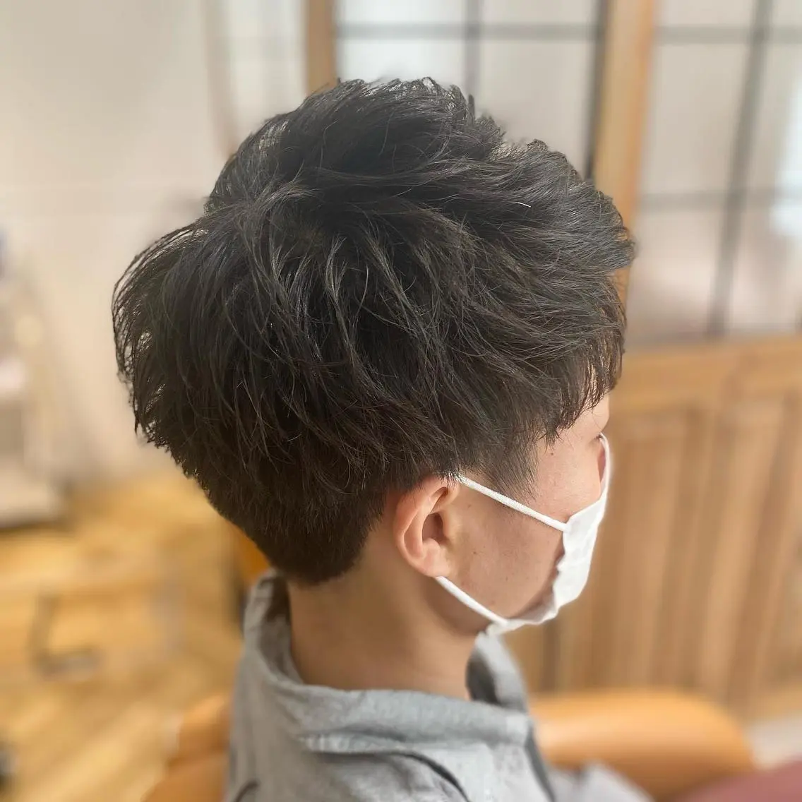 ショート カラー メンズ キッズ ショートボブ 子どものヘアアレンジ メンズパーマ メンズショート ボブ ✂︎ショート、ボブ、 レイヤー🩵YUMIのヘアスタイル