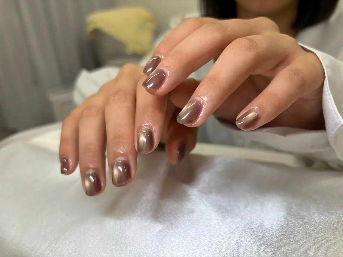 【練習モデル様限定メニュー】オフあり🤎ハンド/ワンカラー/マグネットの写真