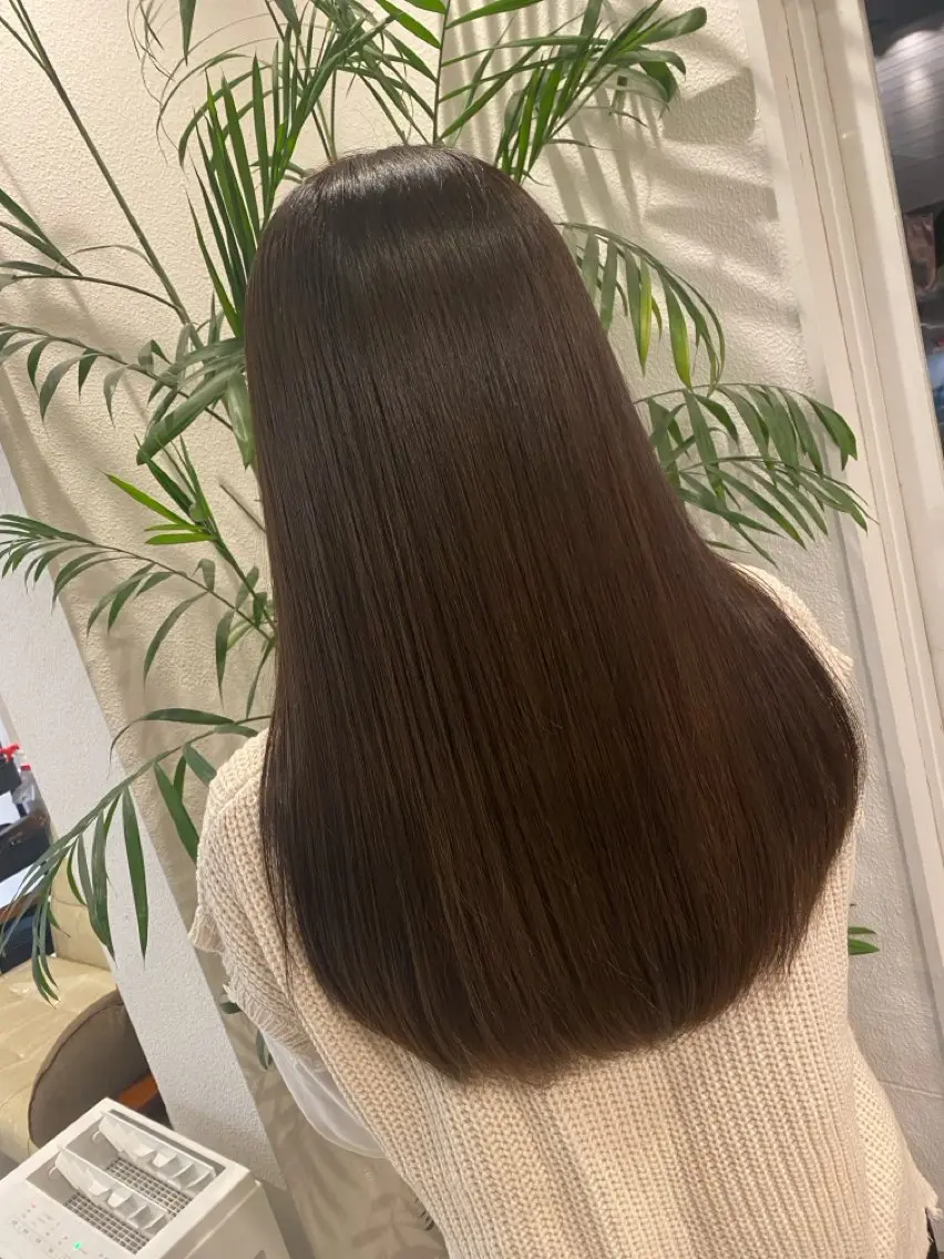 ロング カラー ヘアカラー ヤマザキ ソラのヘアスタイル