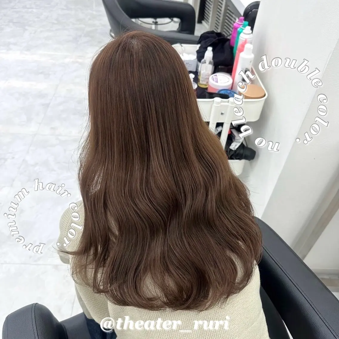 ロング カラー ふわっと抜け感🫧 ブラウンベージュ🤎のヘアスタイル
