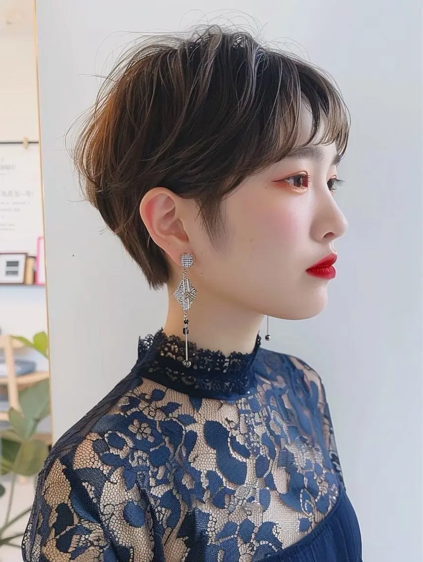 ショート カラー 似合わせ提案 セミナー講師美容師のヘアスタイル