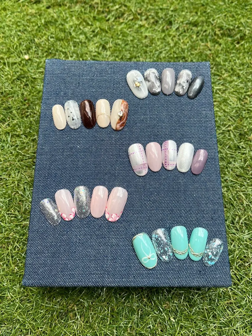 ネイル アートネイル 春ネイル ハンドネイル ouchi. de.nailのネイルデザイン