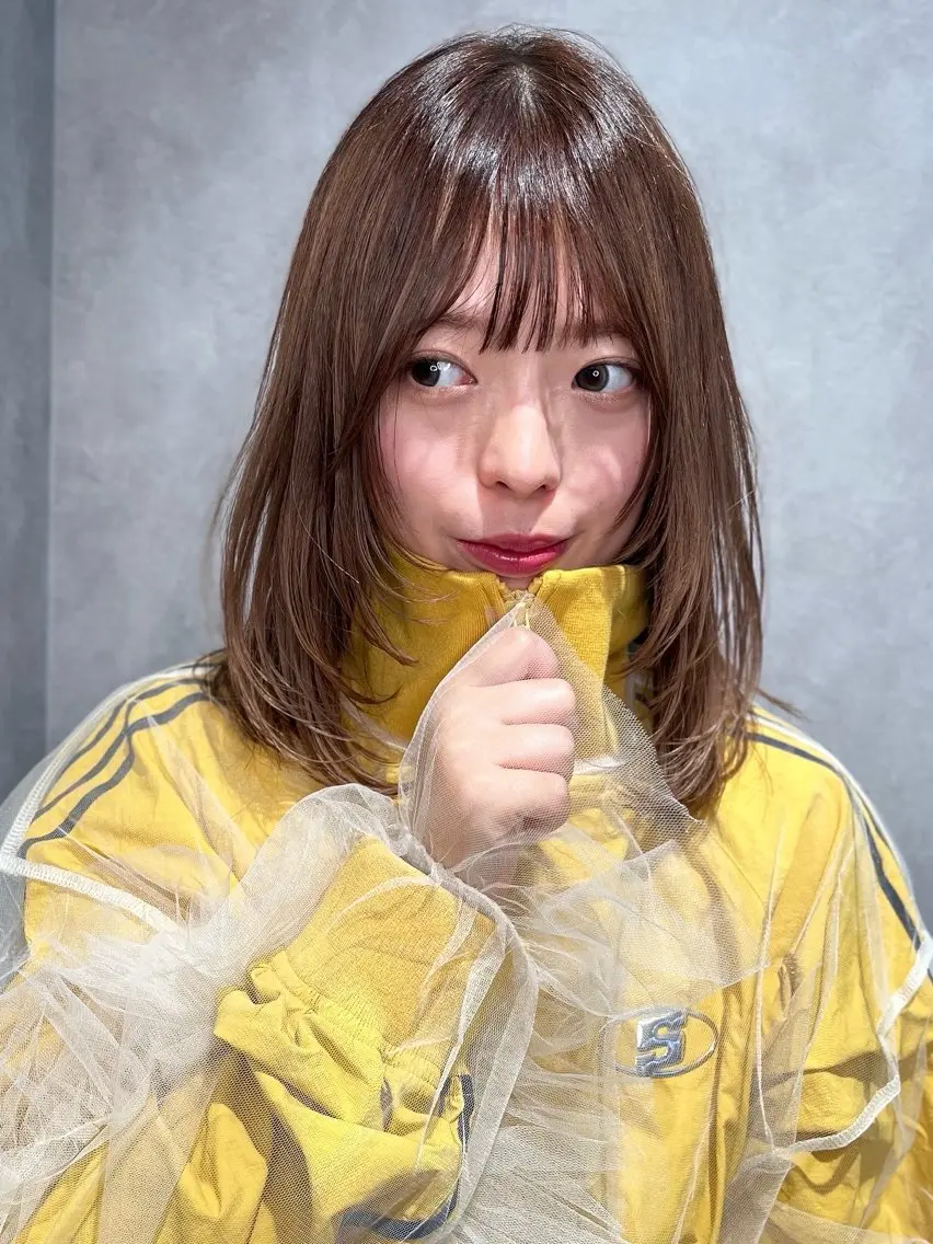 セミロング レイヤーカット Dico💫 こーうんのヘアスタイル