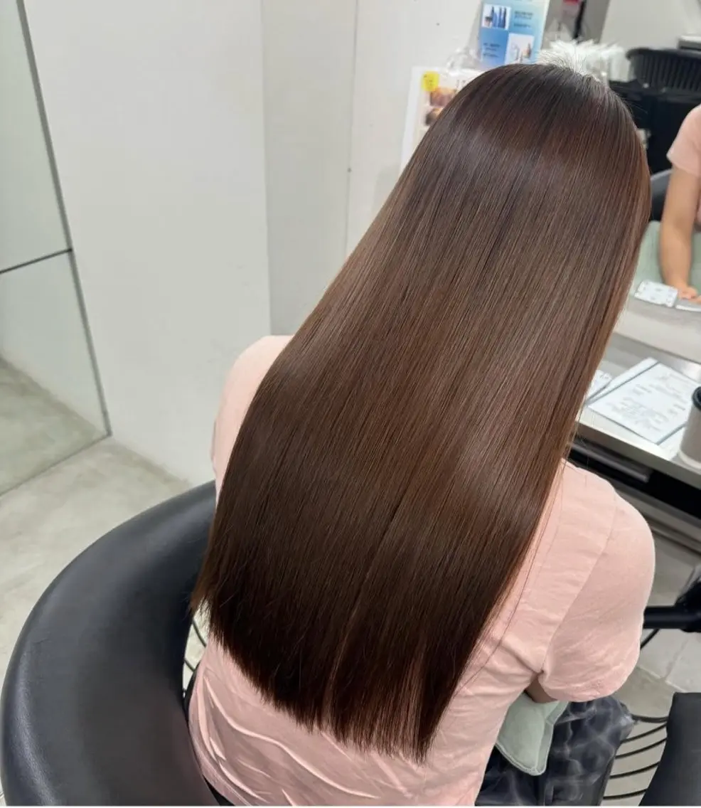 縮毛矯正モデル🎀の写真
