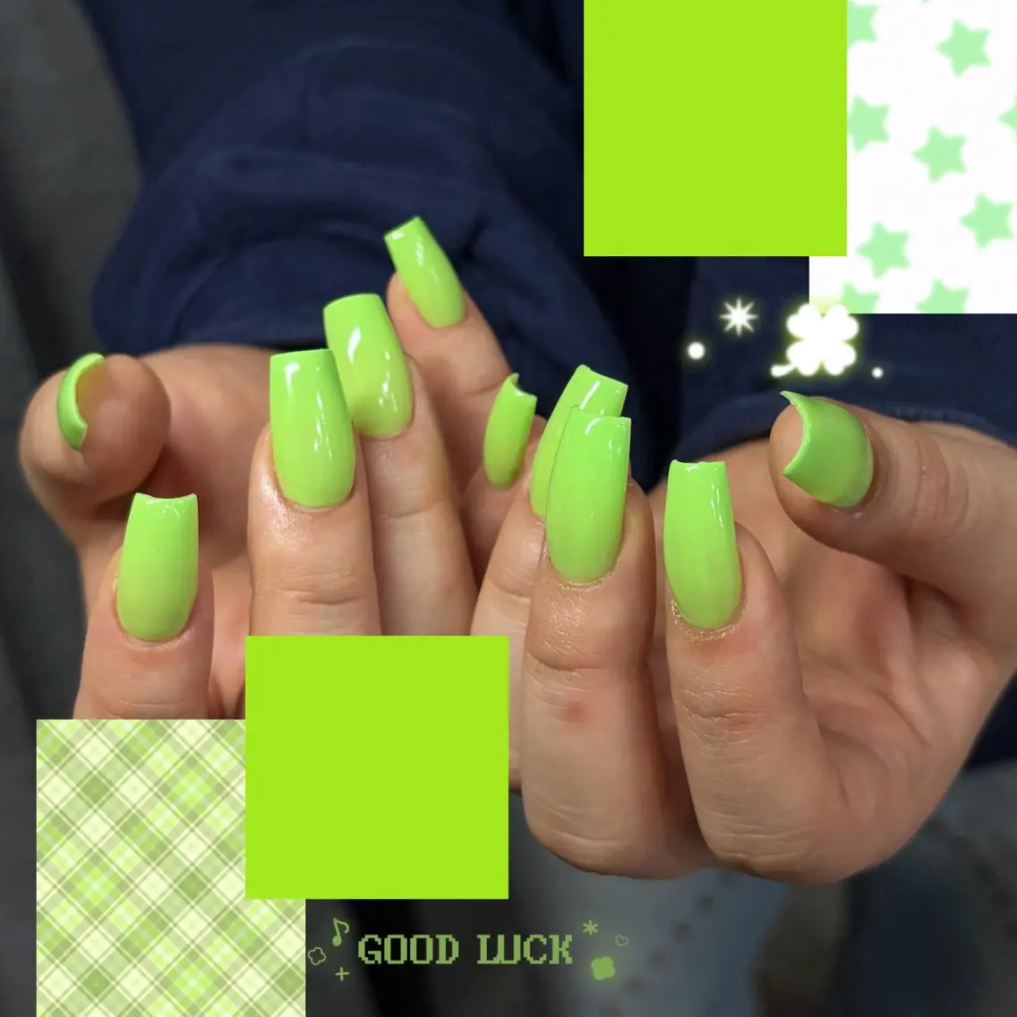 ◸チップ長さ出し◿ワンカラー♩🍀の写真