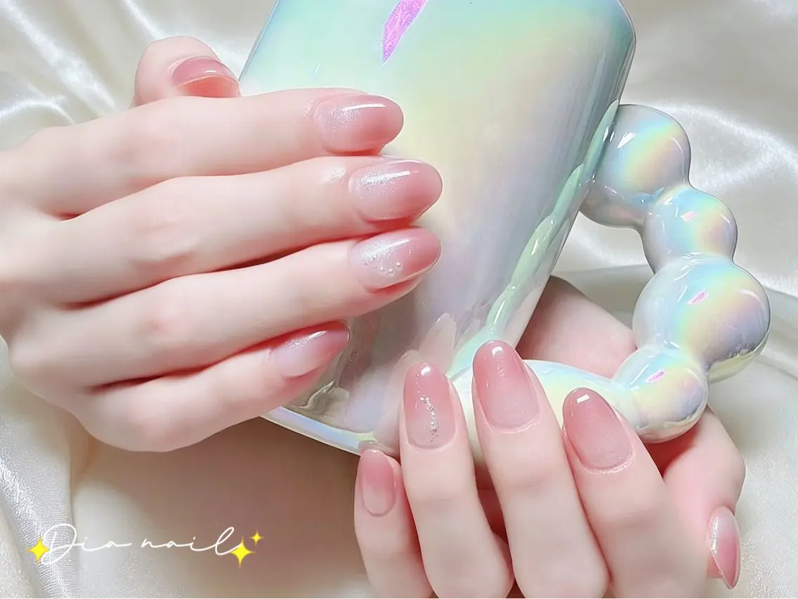 ネイル 韓国ネイル マグネットネイル ニュアンスネイル 夏ネイル ワンホンネイル ハンドネイル Di'a nail ネイルサロンのネイルデザイン