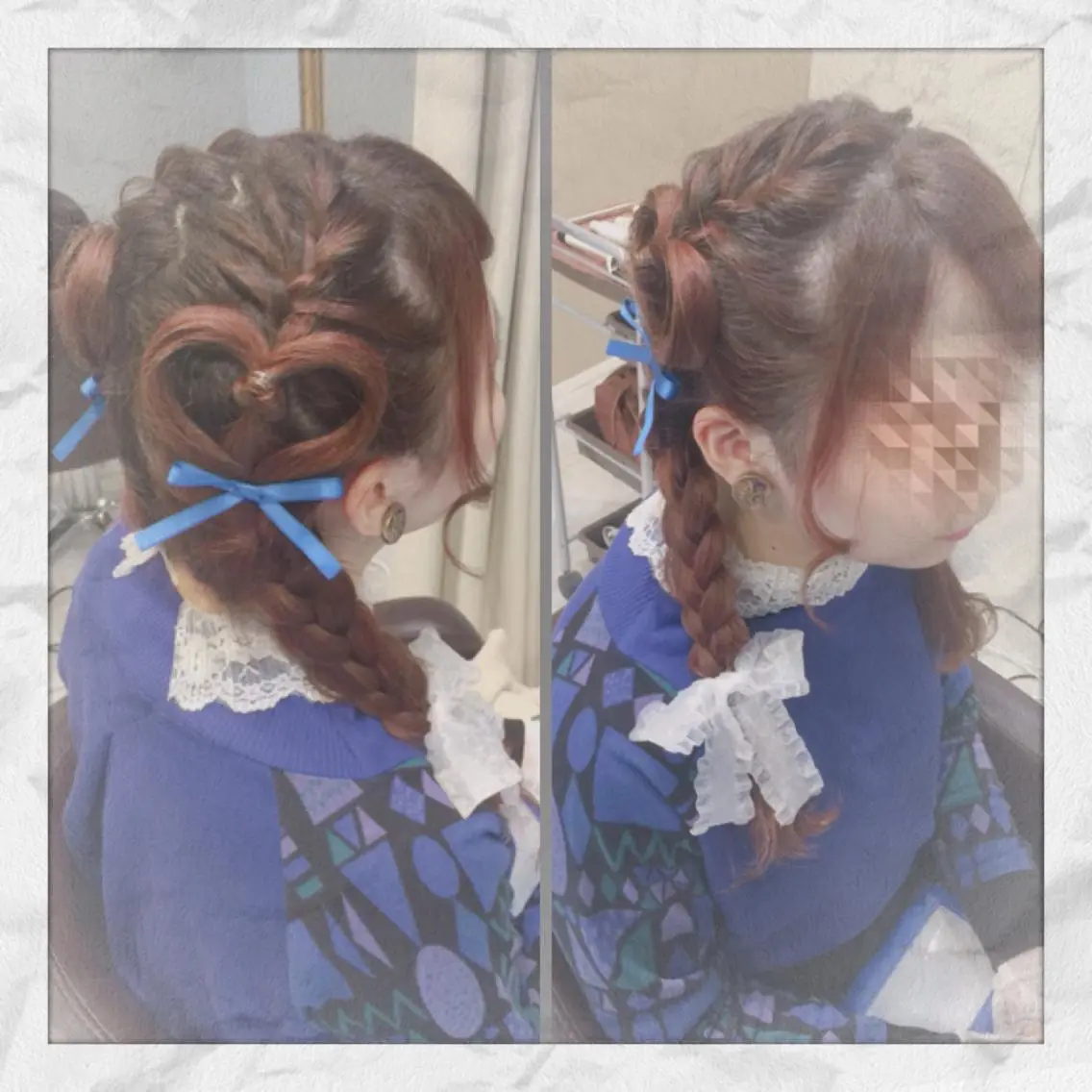 セミロング ヘアアレンジ ツインテール ヘアセット ヘアセット/着付け 𓇼 まつもと𓇼のその他イメージ