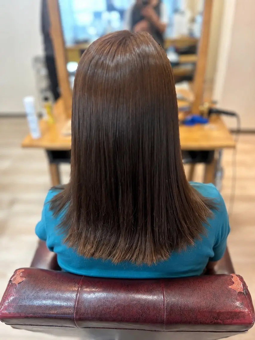ロング カット ヘアカラー 池田 千加のヘアスタイル