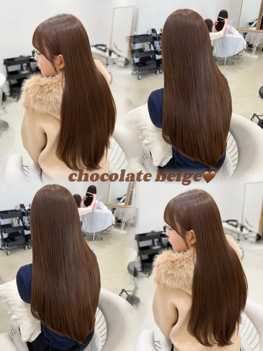 ロング カラー カット ヘアカラー SONA/レイヤー /ダブルカラーのヘアスタイル