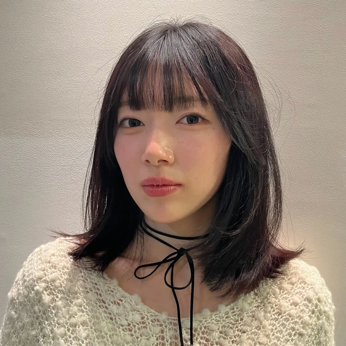 ミディアム 金子 絵梨花のヘアスタイル