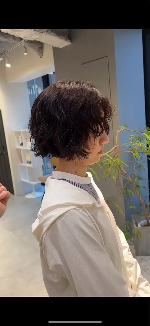 ショート くせ毛 縮毛矯正 SNSモニター募集！ くせ毛特化/大村のヘアスタイル