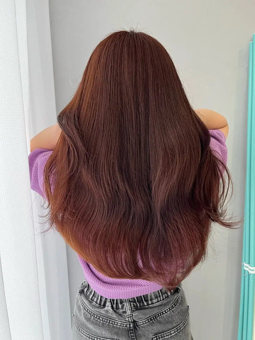 ロング カット ヘアカラー トリートメント flocci🌙 フロクシのヘアスタイル