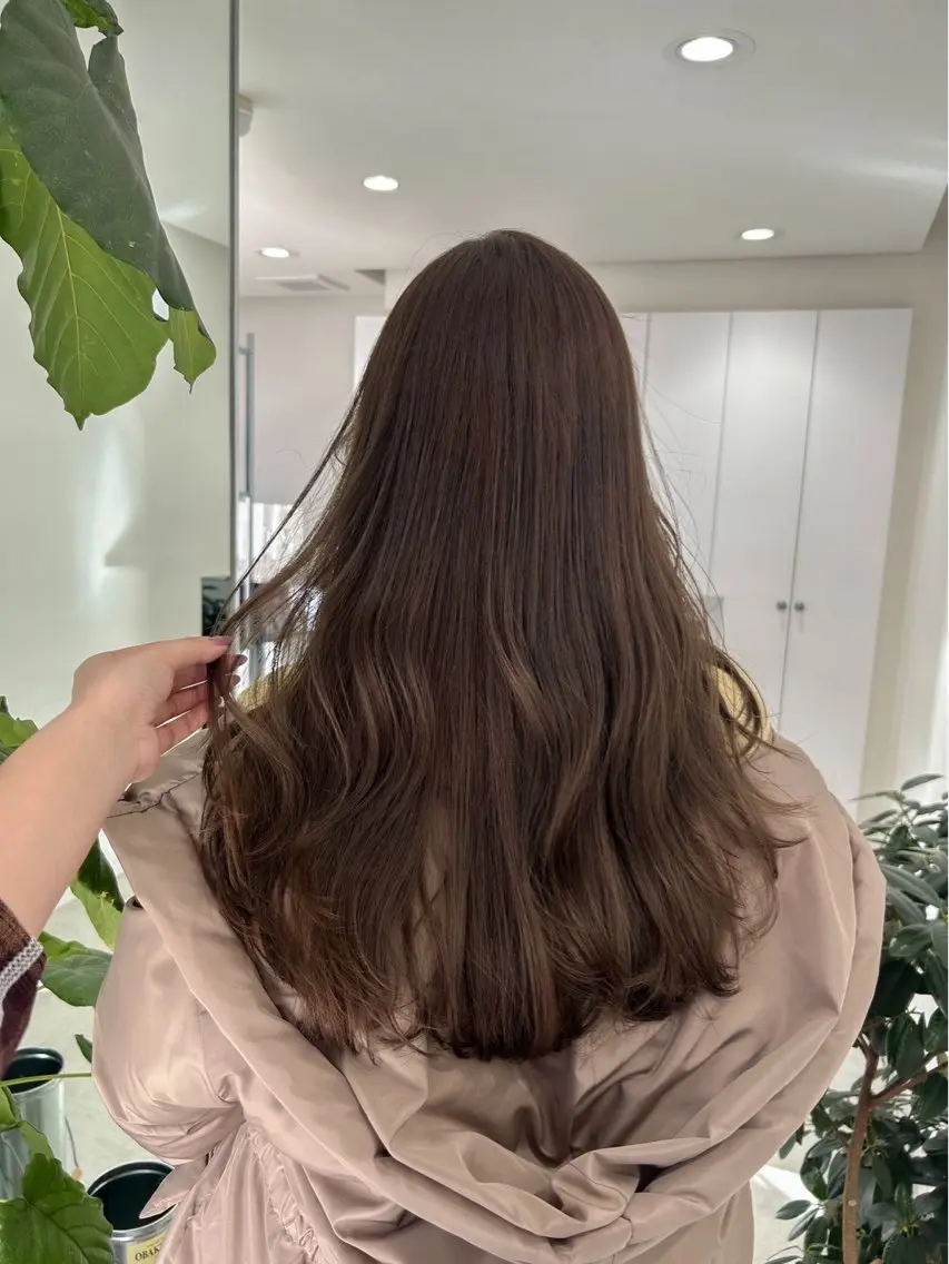 ロング カラー ヘアカラー トリートメント ヘッドスパ ヘアセット 🖤:抜け感×大人 スタイル/Aoiのヘアスタイル