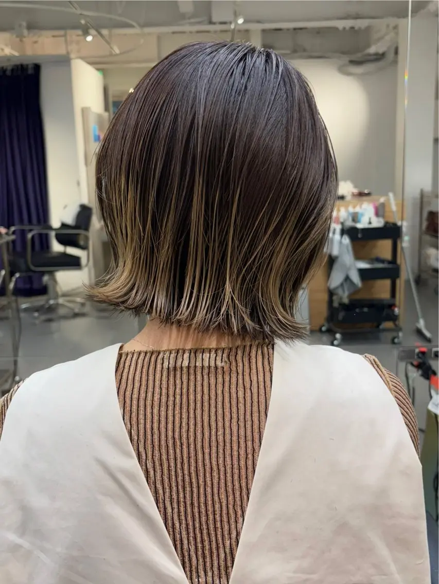 ショート カラー カット ヘアカラー トリートメント 村田 りょうやのヘアスタイル