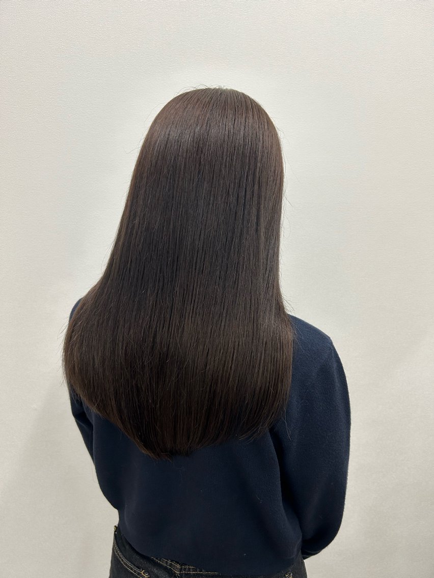 ロング カラー ヘアカラー トリートメント 酸性ストレート/ ボブ/暖色/リコのヘアスタイル