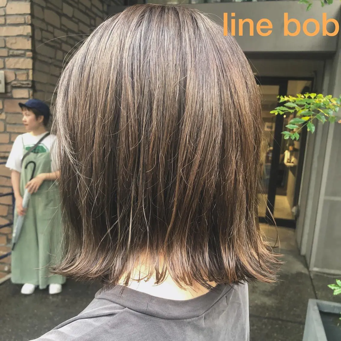 ミディアム 切りっぱなしボブ ボブ stylist 杉浦駿生のヘアスタイル