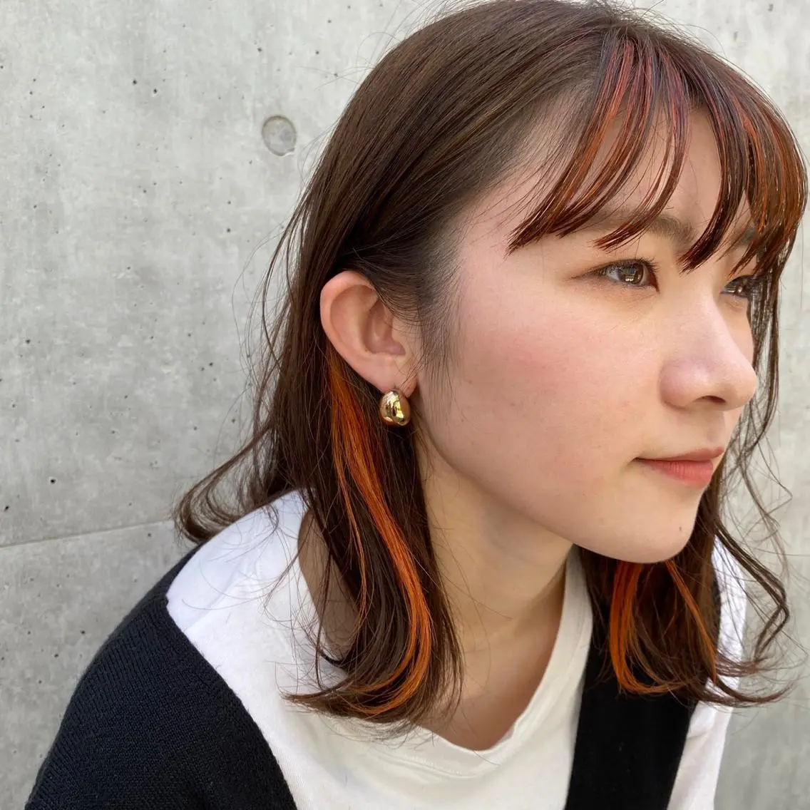 カラー ヘアカラー トリートメント 自宅での再現性👌 溝の口/中裕樹のヘアスタイル