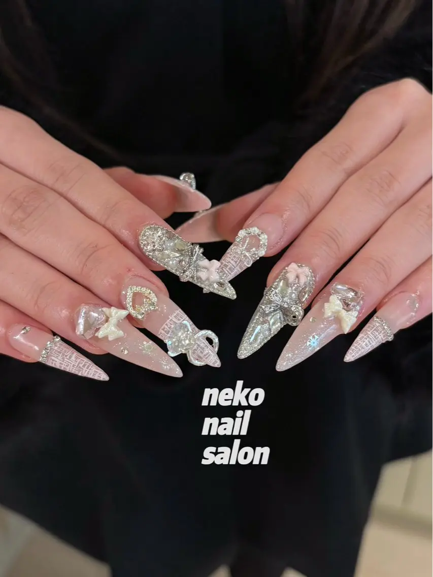 ネイル 成人式 持ち込み バレンタイン ハンドネイル neko nailのネイルデザイン