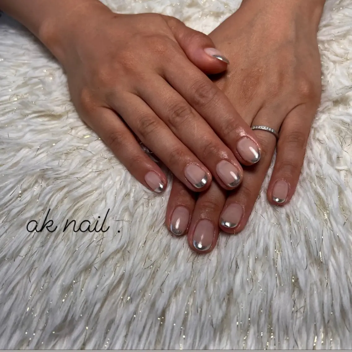 ショート ネイル ハンドネイル ak nail .のネイルデザイン
