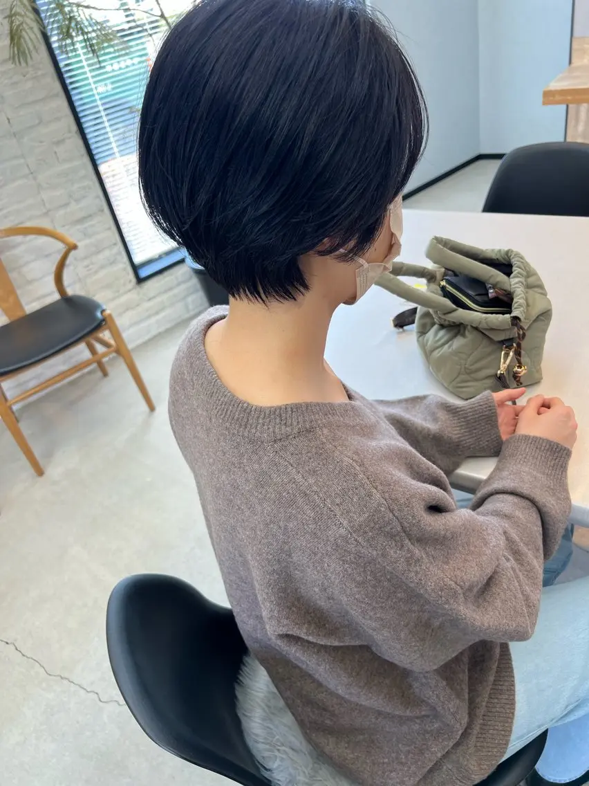 ショート ショートヘア カット ヘアカラー トリートメント 池本 勇大のヘアスタイル