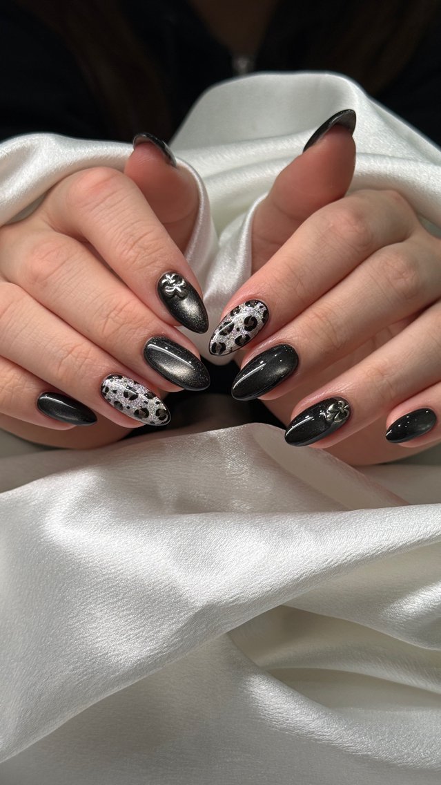 ネイル オーロラネイル ブルー チークネイル フレンチネイル グラデーション ハンドネイル ハンドケア HANA NAILSのネイルデザイン