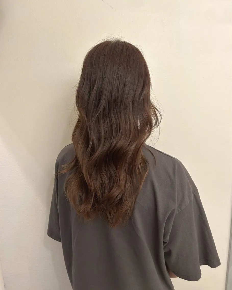 セミロング セミロングパーマ 【銀座】艶髪/上品な カラー特化/涼/駅近のヘアスタイル