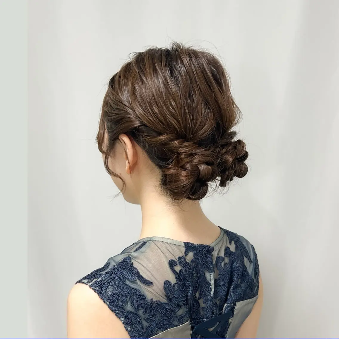 ヘアアレンジ お団子ヘア ヘアセット 川崎ヘアメイク🪞 CHATEAUのヘアスタイル