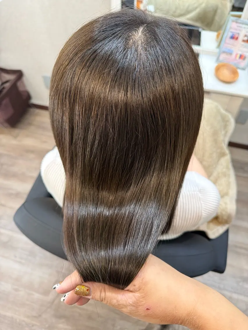 縮毛矯正 BLOOM柏 ISHIGUROのヘアスタイル