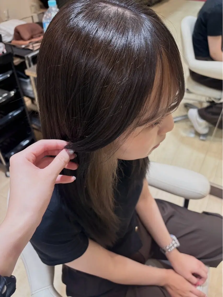 セミロング 齊藤 遥🦋のヘアスタイル