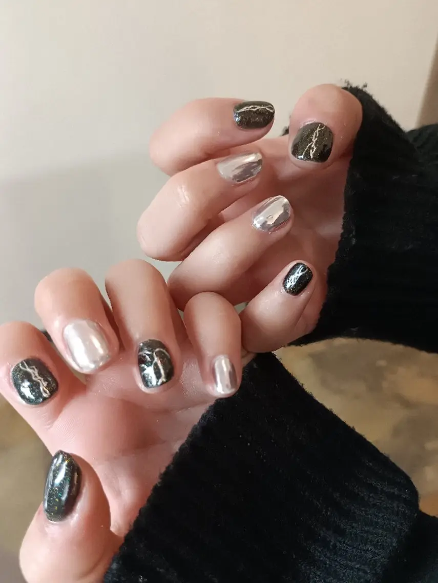 ネイル アートネイル シンプルネイル potenail chika😺のネイルデザイン