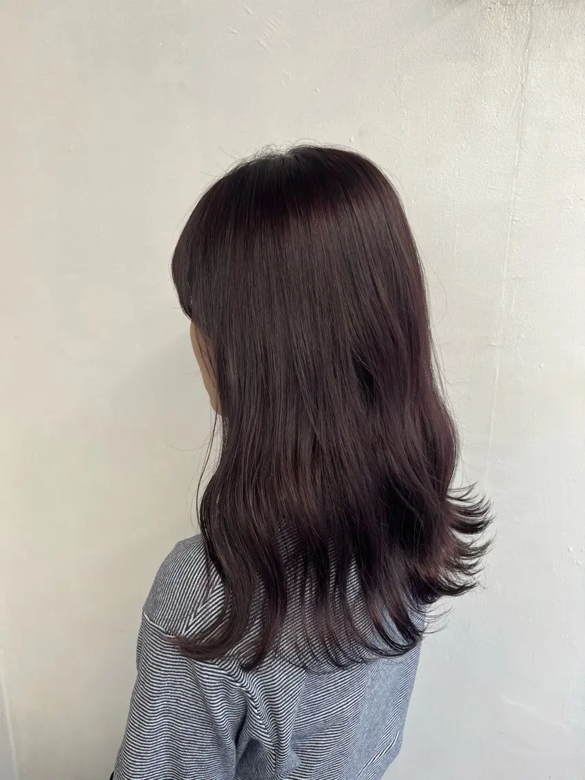 ロング カラー yuuna ✮ door whiteのヘアスタイル