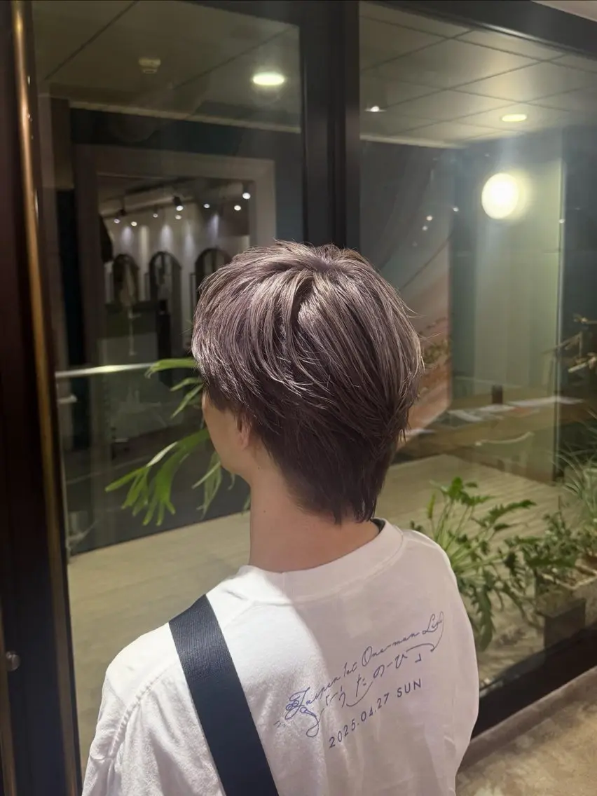 カラー ヘアカラー 北條 太基のヘアスタイル