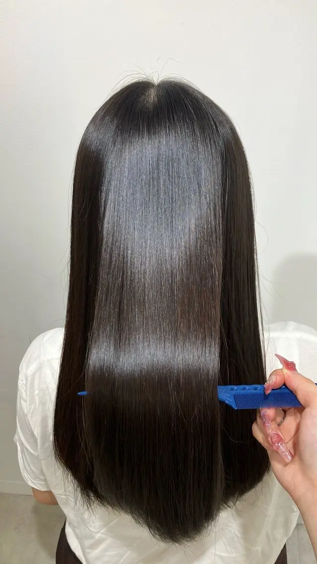 ロング 似合わせカラー🌈 髪艶縮毛矯正🪞ちばのヘアスタイル