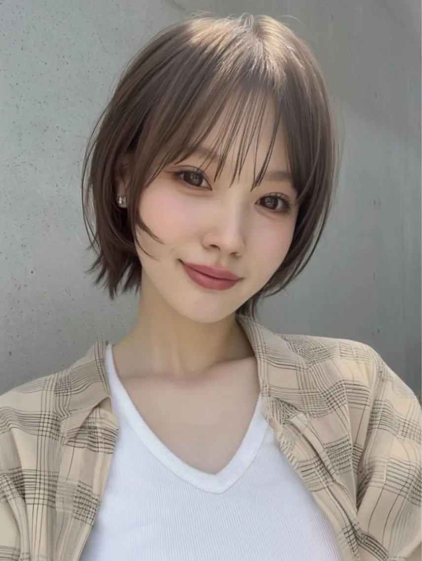 ショート ボブ/ ミディアムKOUGAのヘアスタイル